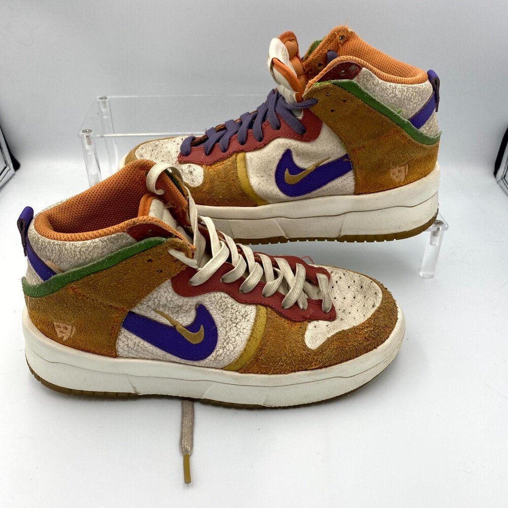 Nike Dunk High Up DQ5012-133 Womens 6.5 Sneakers Multi Setsubun Athletic Shoes